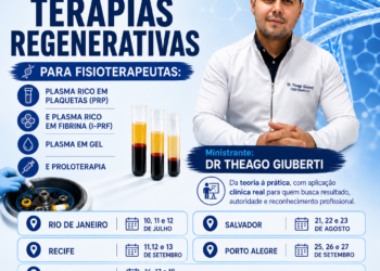 Terapias Regenerativas para Fisioterapeutas: Plasma Rico em Plaquetas (PRP) e Plasma Rico em Fibrina (I-PRF), Plasma em Gel e Proloterapia.