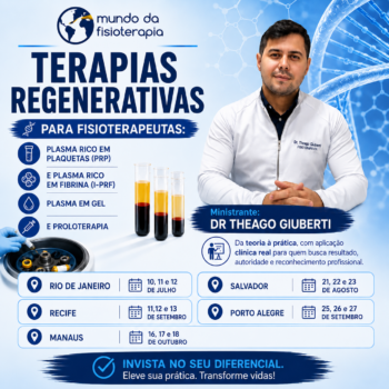 Terapias Regenerativas para Fisioterapeutas: Plasma Rico em Plaquetas (PRP) e Plasma Rico em Fibrina (I-PRF), Plasma em Gel e Proloterapia.