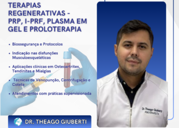 Terapias Regenerativas para Fisioterapeutas: Plasma Rico em Plaquetas (PRP) e Plasma Rico em Fibrina (I-PRF), Plasma em Gel e Proloterapia.